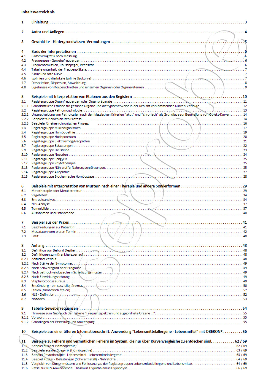 Inhaltsverzeichnis